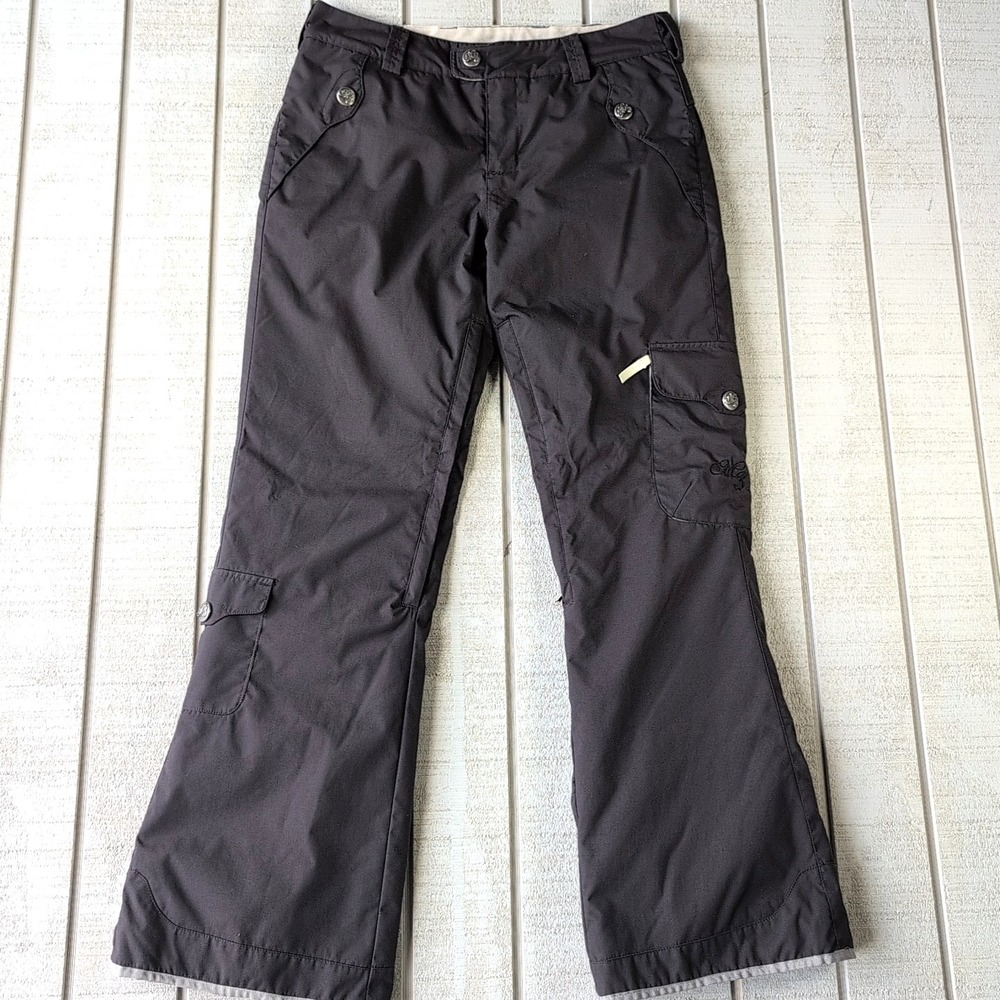 Millennium Three Snowboarding Pants Women's Medium Black Active Lined Ski Y2K - Picture 2 of 13